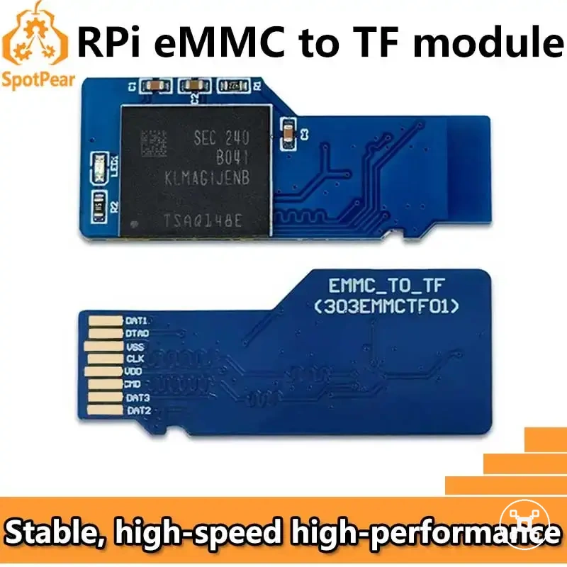 Raspberry Pi eMMC to TF SD card module