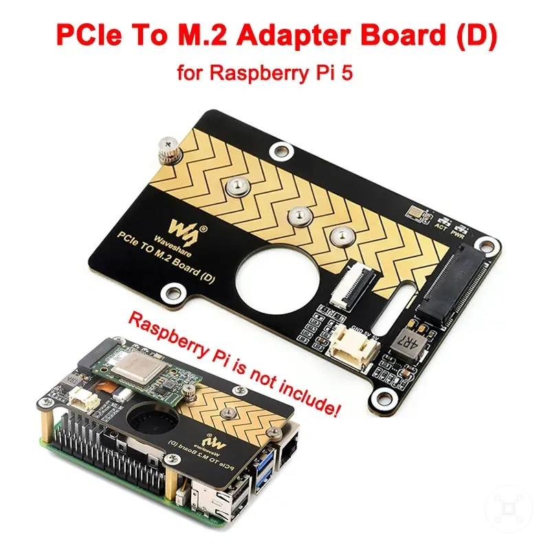 Carte adaptateur PCIe vers M.2 pour Raspberry Pi 5 et SSD NVMe