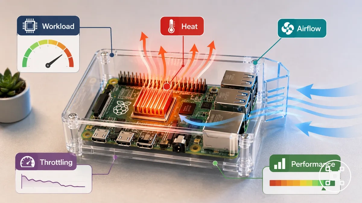 Comment la chaleur du raspberry pi affecte le fonctionnement sur