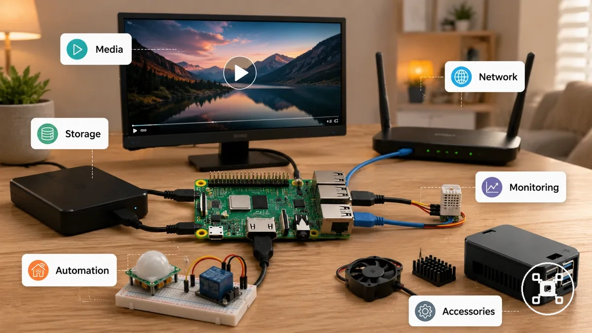 Raspberry Pi configurado para tarefas domésticas do dia a dia