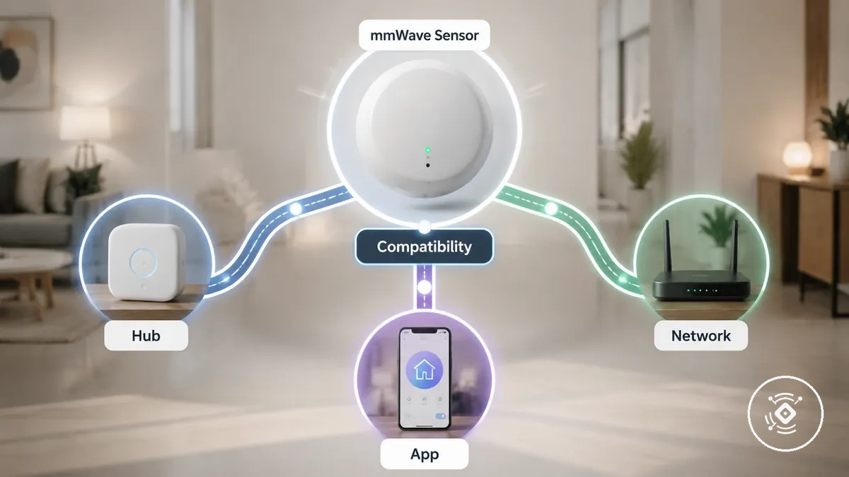 mmWave varlık sensörü protokol seçenekleri farklı uyumluluk yollarını gösteriyor