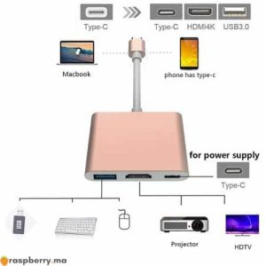 Adaptateur-USB-C-vers-HDMI-USB3 0-USB-C-4