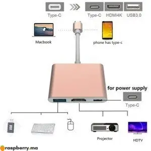 Adaptateur-USB-C-vers-HDMI-USB3 0-USB-C-4