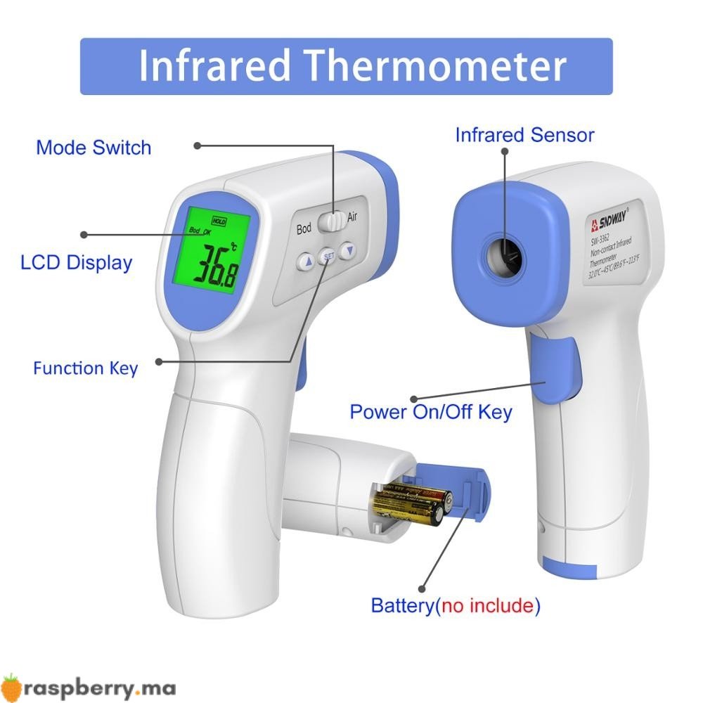 Acheter Pdtoweb Thermomètre numérique LCD pour la fabrication de