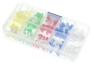 Kit-200-LED-3-mm-5-mm-Couleur-Rouge-Vert-Jaune-Bleu-Blanc-3
