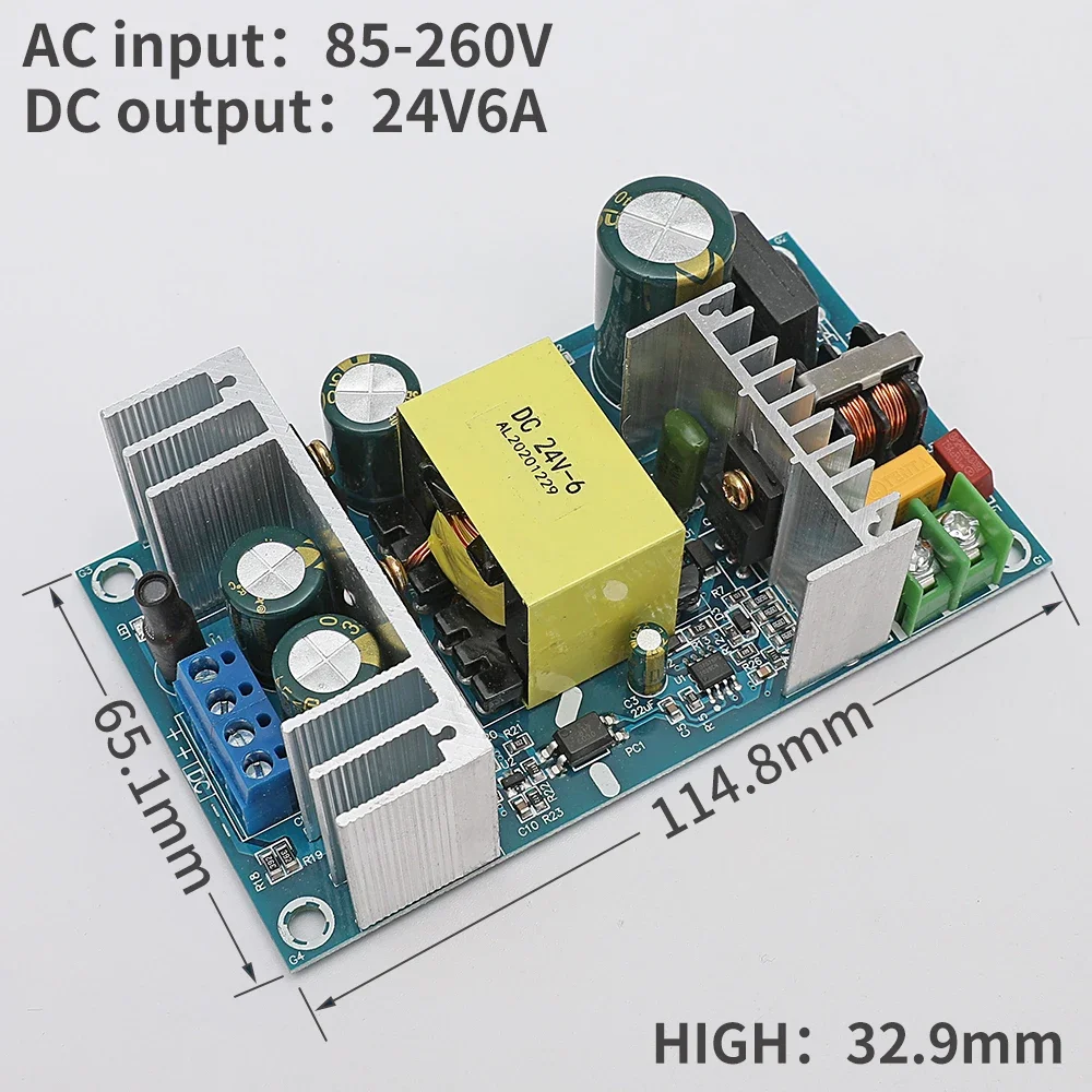 Alimentation à Découpage 12V 8A 100W - Module AC/DC Compact | Protection Surintensité Et Court-circuit