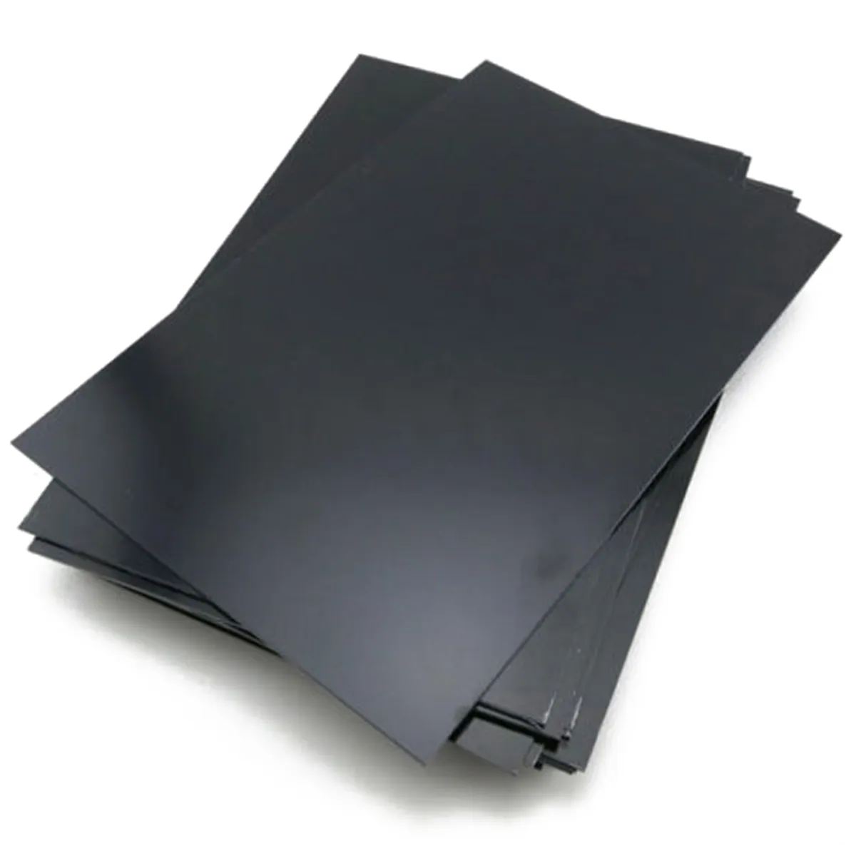 1pcs New 0.5mm Thickness Durable Black ABS Styrene Plastic Flat Sheet Plate