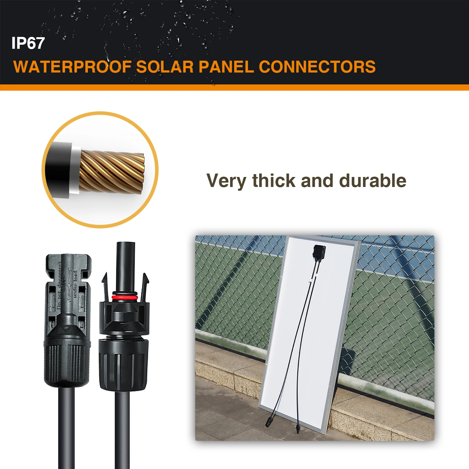 Panel Solaire Kit Complet Rigide 12V
