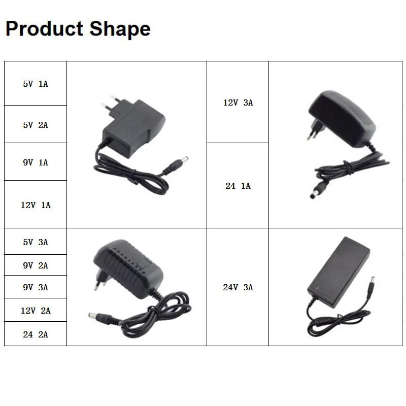 Adaptateur d'alimentation pour bande lumineuse LED