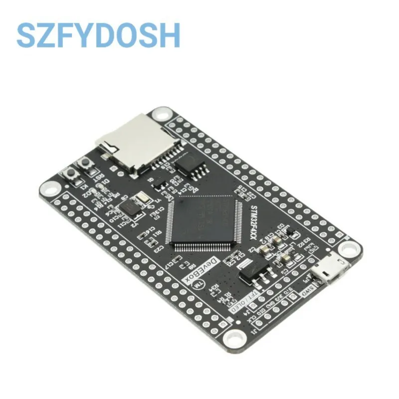 Vue latérale de la carte de développement STM32F407VET6/STM32F407VGT6