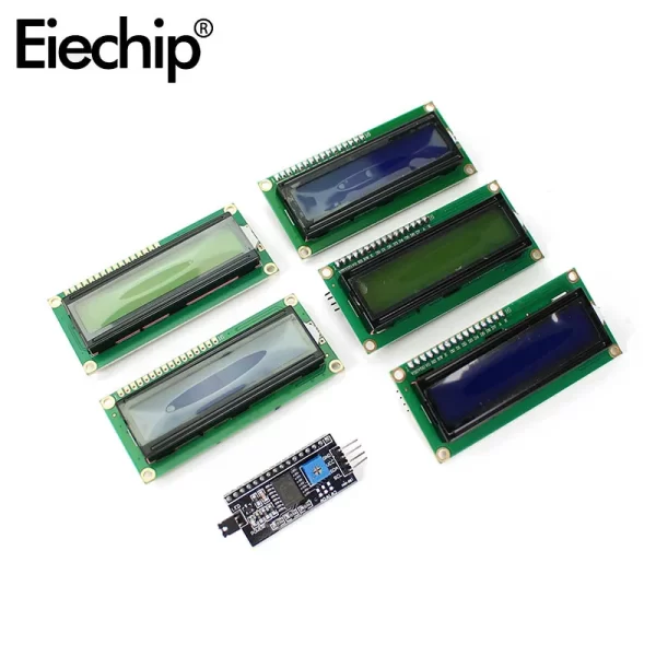 Écran LCD 16x2 Avec Interface I2C - Rétroéclairage Bleu, Pour Arduino Et Raspberry Pi, Dimensions 5 X 2,5 Cm