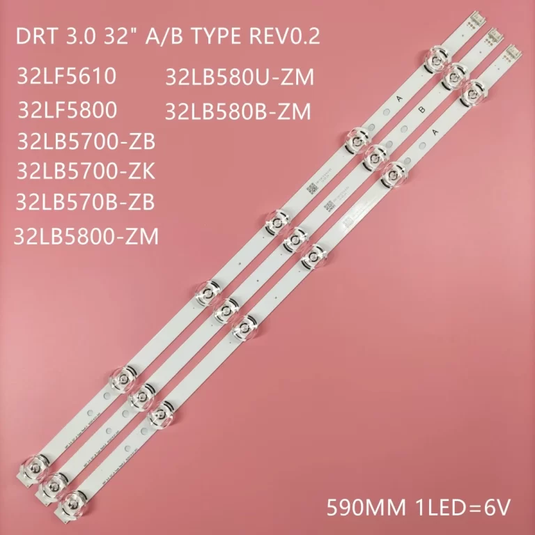 Lot De 100 Bandes LED Rétroéclairage 350mA - Pour Réparation De TV, écrans LCD/LED - 100 Pièces