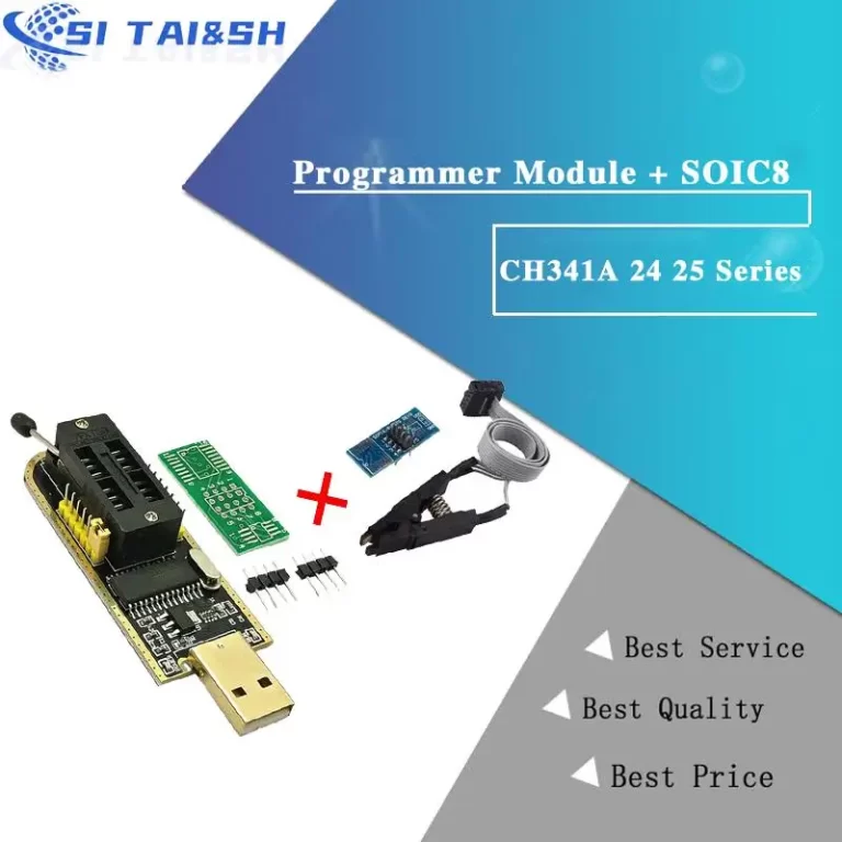 Chuo Electronics Module Flash CH341A: Module de programmation USB pour Flash BIOS et Test de puce ...
