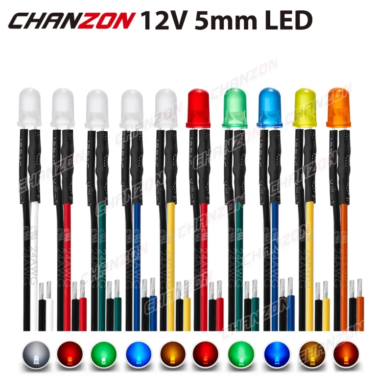 AZDelivery 60 pièces de 5mm LED avec 20cm de câble Diodes LED AZDelivery 60 pièces de 5mm LED avec 20cm de câble Diodes LED