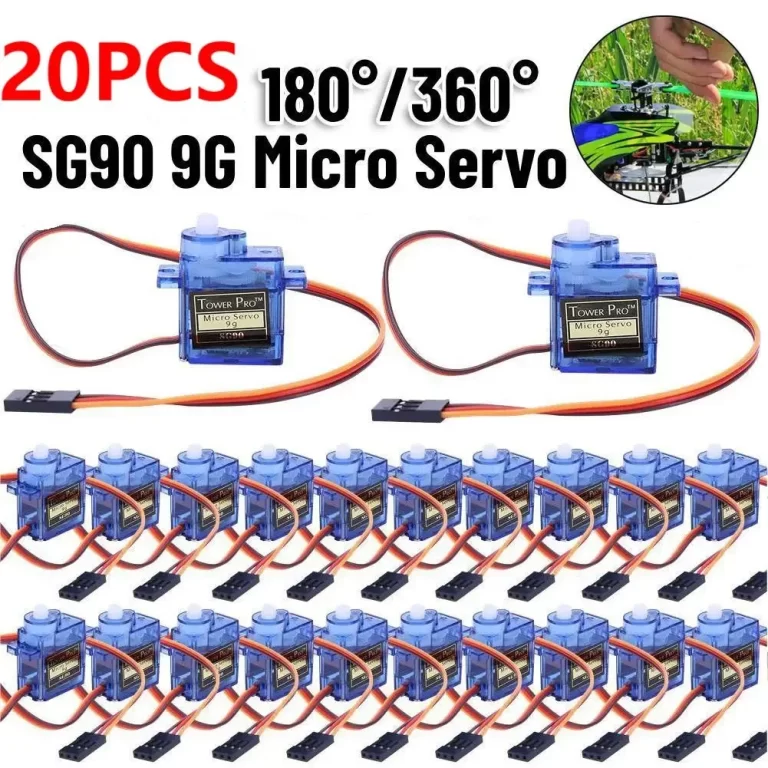 Miuzei MG90S 9G Micro Servo Motor Kit de motor engranado de