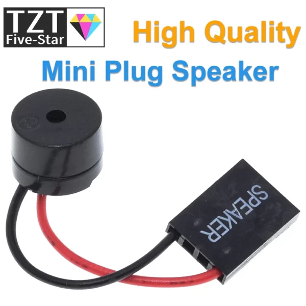 Buzzer D'alarme Interne Pour Carte Mère D'ordinateur - Mini Haut-parleur, Couleur Noire, 6 Cm, Neuf