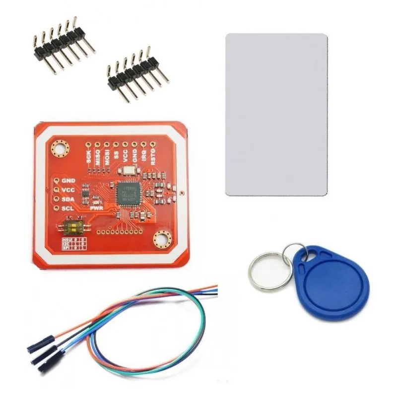 GERUI 2 Moduli PN532 NFC RFID V3 – Lettore Per I2C SPI HSU Con Scheda S50, Compatibile Con Arduino