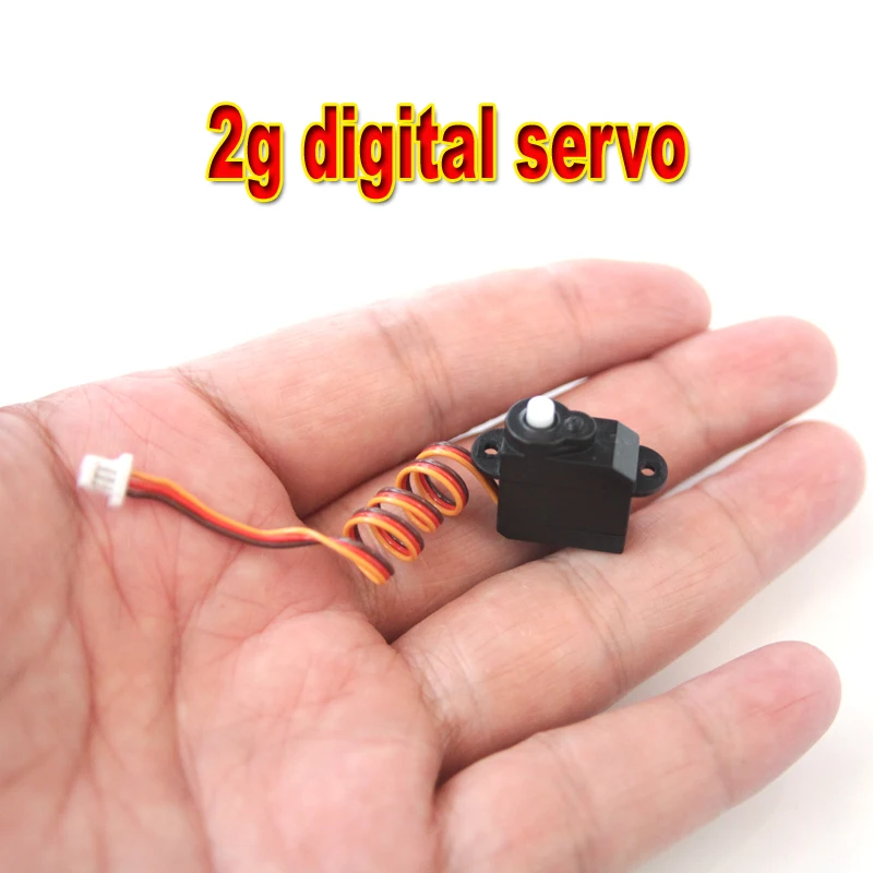 Micro Servo Numérique 2g 1.0mm 260° - Pour Modèles Réduits Voitures Et Mini Avions - Tension 3.7V-6V, Vitesse 0.08s/60°