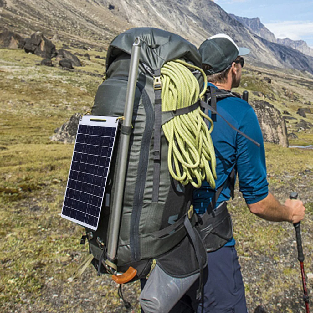 Panneau Solaire Pliable Étanche 18v À Haute Efficacité Pour La Randonnée - Buy F