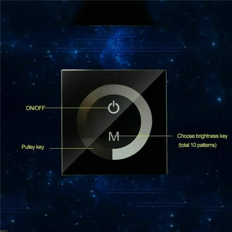Gradateur LED - DIOCHE - Modèle RF Touch Controller - 12V 24V