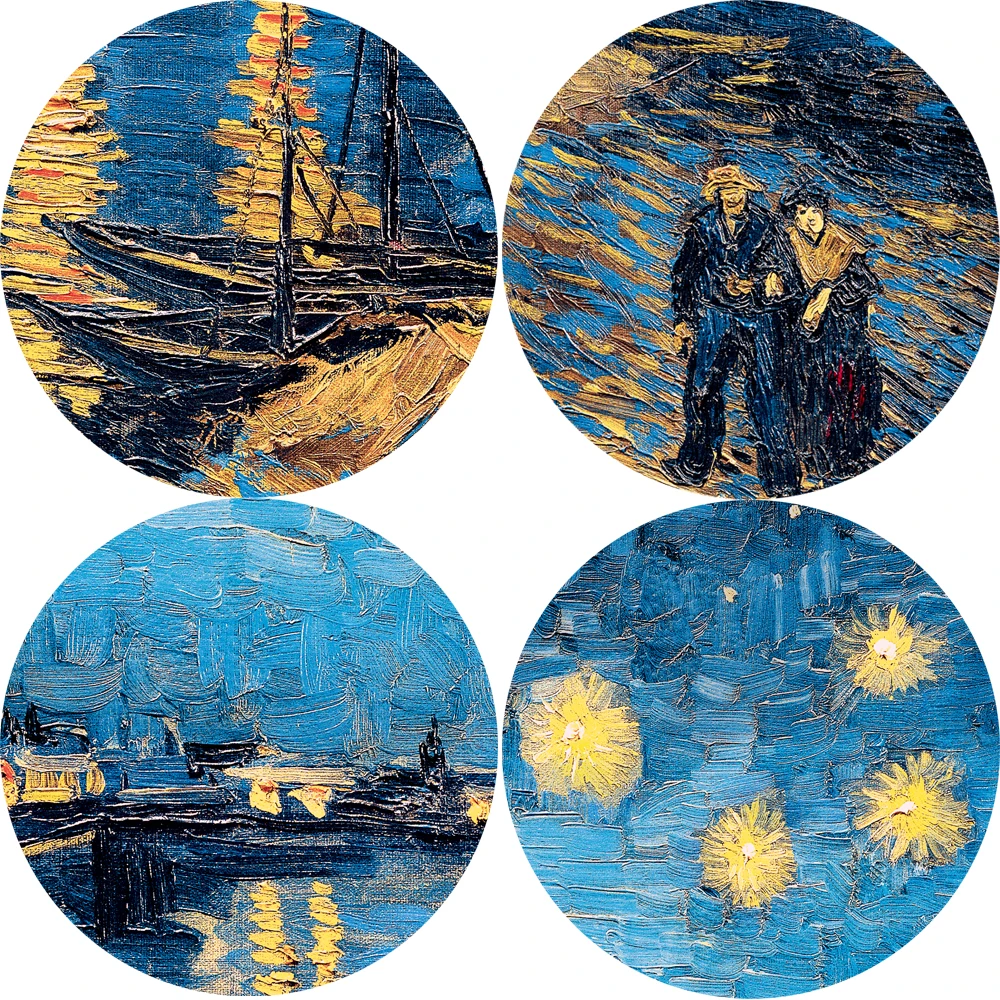 Toile de nuit étoilée de Van Gogh