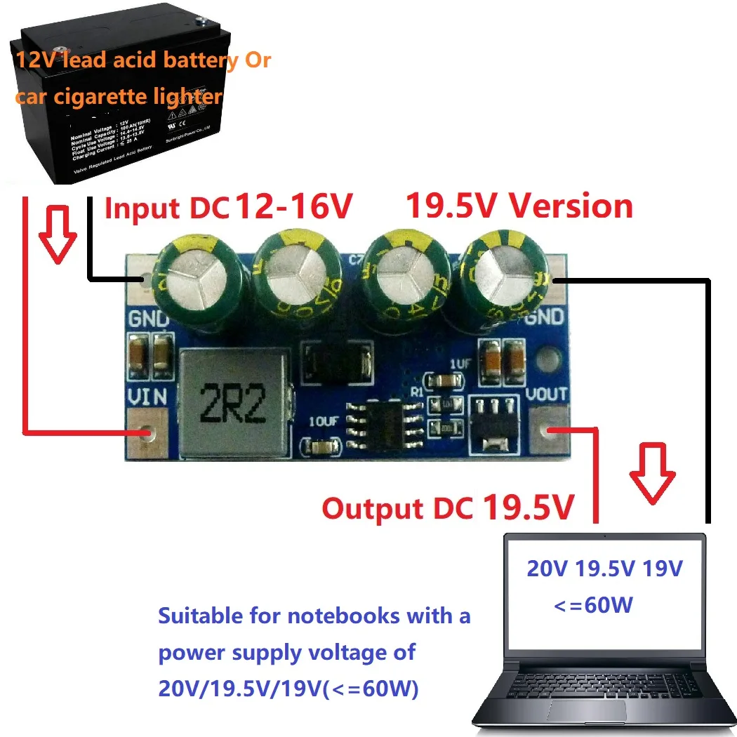 Convertisseur élévateur CC, 10-60 V à 12-97 V CC Vers DC Convertisseur élévateur De Tension 1500 W 30 A CV Module D'alimentation