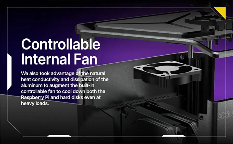 Argon EON Pi controllable internal fan