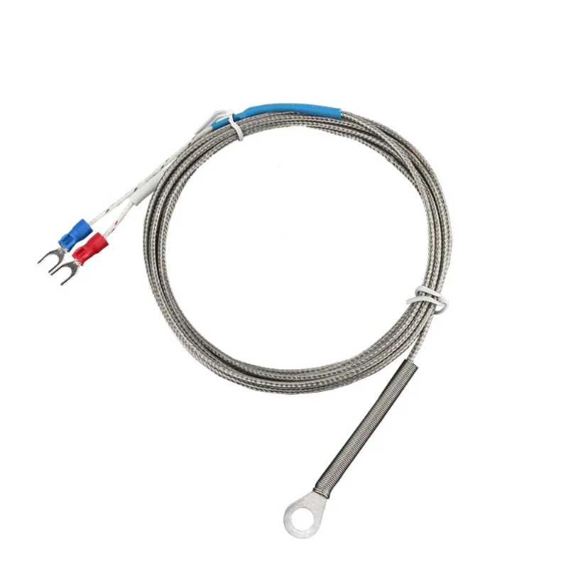 Sonde Thermocouple Type K En Acier Inox - Plage 0-800°C, Longueurs 30 à 200mm, Câble 1.5m