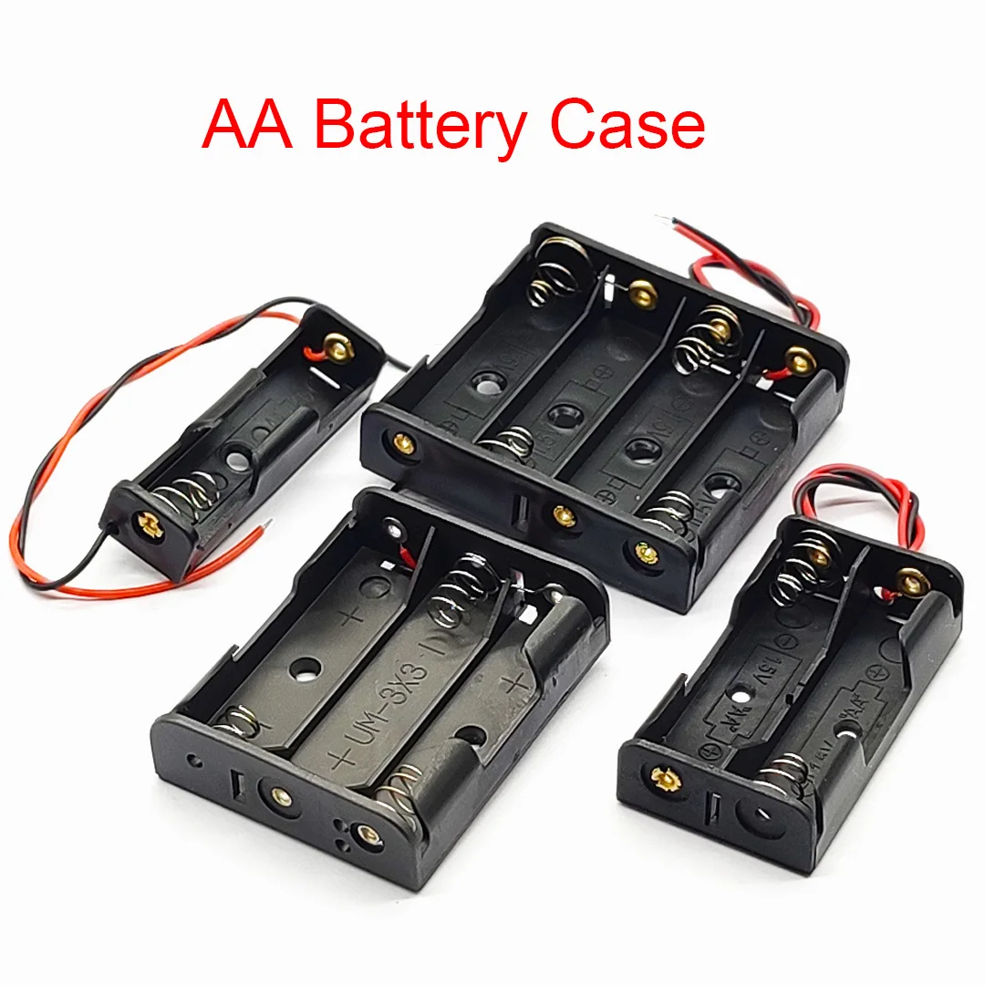 Powerpax Rangement Pour 12 Piles AA - Orange - Compact, Protège Les Bornes