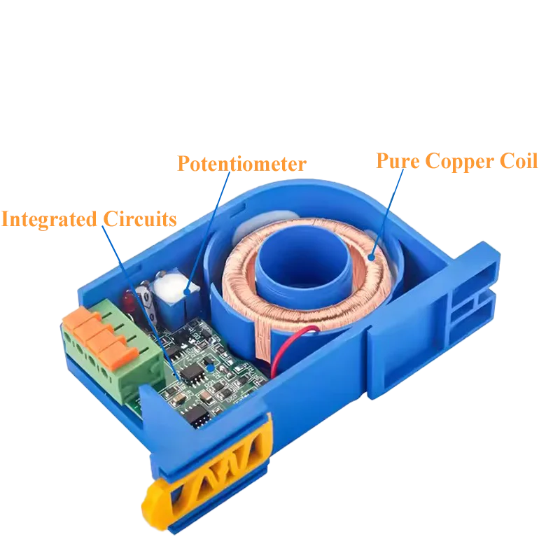 Transmetteur De Courant Alternatif 0-50A – Capteur SZT15-C H-420E, Sortie 0-5V/10V Ou 4-20mA