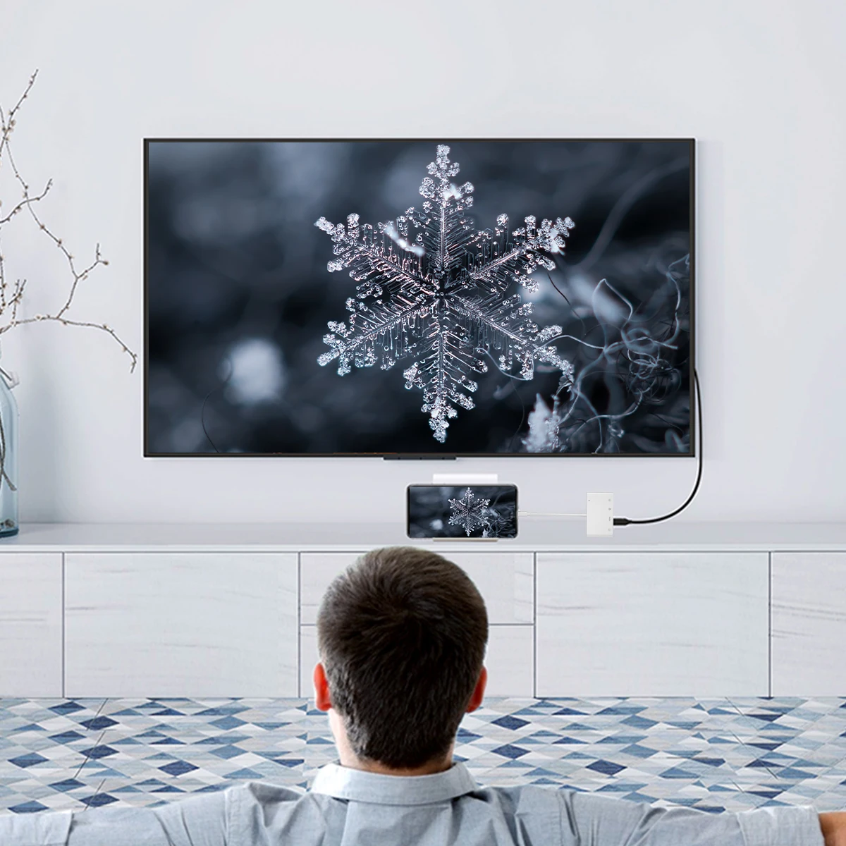 Adaptateur USB OTG vers HDMI pour iPhone