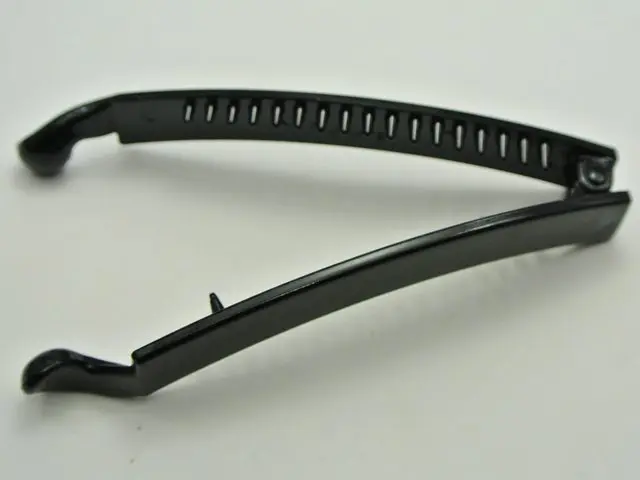 Pince à cheveux en plastique noir