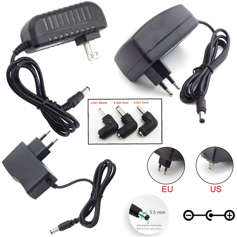 Adaptateur alimentation électrique, 220V/DC 5V-15V, 1A-3A, connecteur ...
