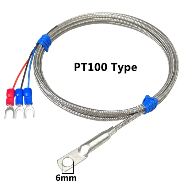 Capteur De Température Magnétique PT100 - Sonde Acier Inox, Plage -60°C à +150°C, Étanche, Pour Moteurs, Réservoirs - 8
