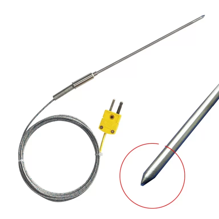 Sonde PT100 Thermocouple Type K - Acier Inox 2 Fils - Plage 0-800°C