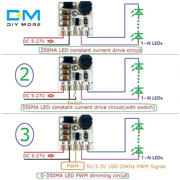 Convertisseur DC 36V/48V Vers 5V 2A - Alimentation Pour LED, Projets Solaires