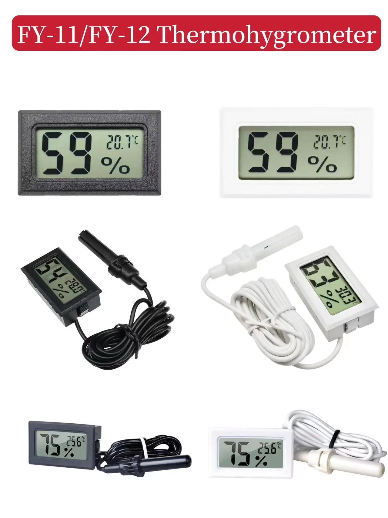 Thermomètre Hygromètre Avec Sonde