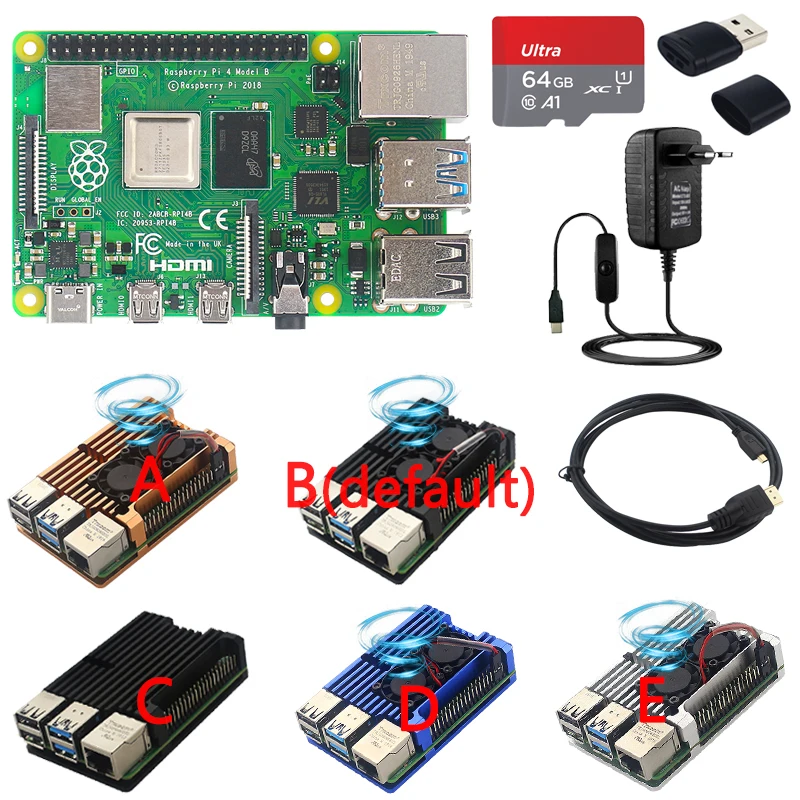 Raspberry Pi 4 Modèle B - 2Gb