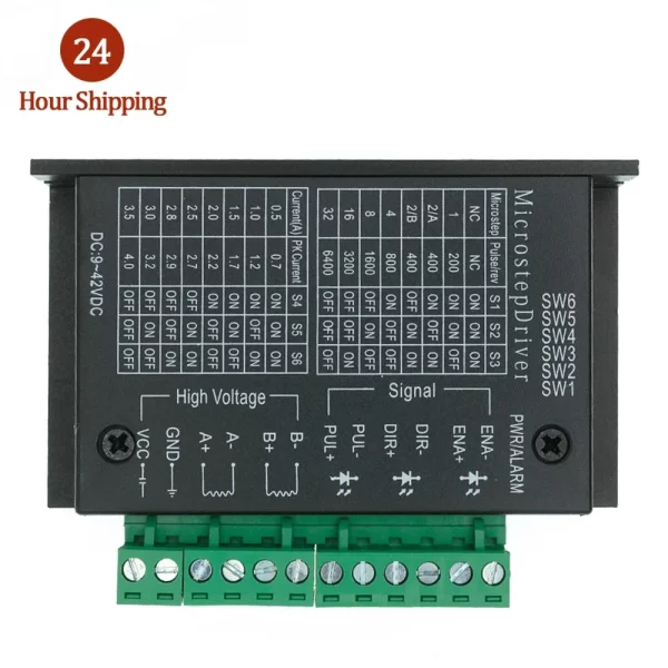 Pilote Moteur Pas à Pas TB6600 - 4A 9-42V - Compatible Nema 17/23/34 - Pour Imprimante 3D Et CNC