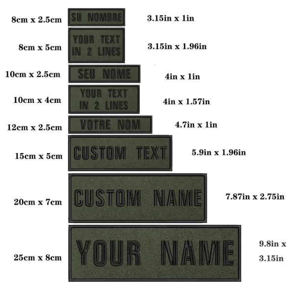 Crrpatch Personalizza la Tua Immagine, Patch di Supporto Tactical