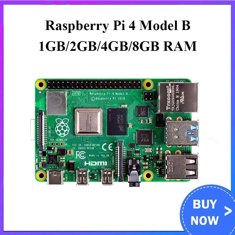 Raspberry Pi 4 Modèle B - 2Gb