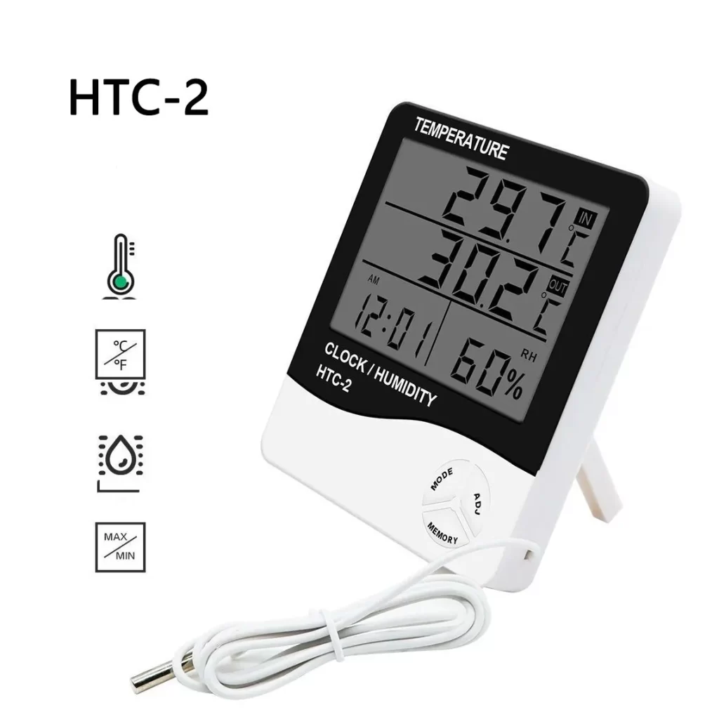 Horloge De Vélo/voiture – Thermomètre Intégré, Guidon 22-25,4 Mm, Cadran Fluorescent, Aluminium - 4