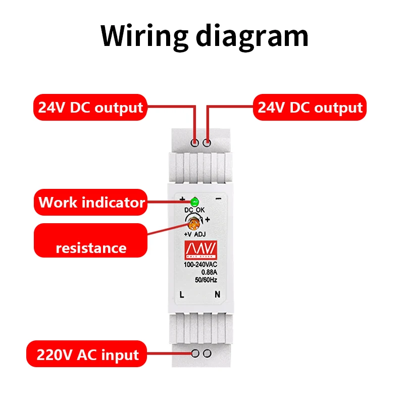 Transformateur d'alimentation électrique de lumière sur Rail