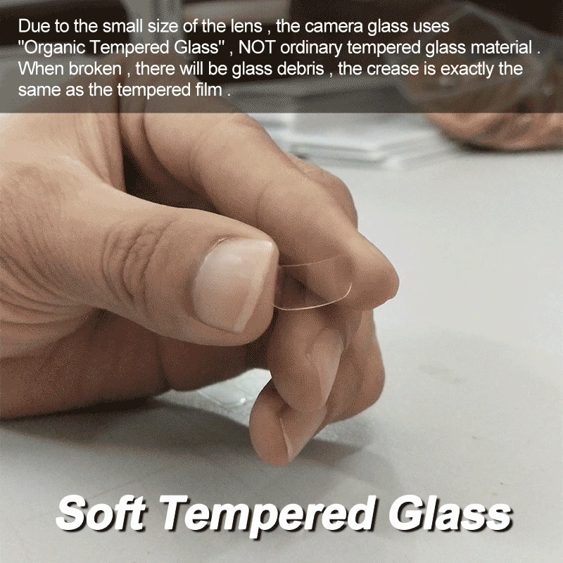 Verre trempé organique pour l'objectif de la caméra