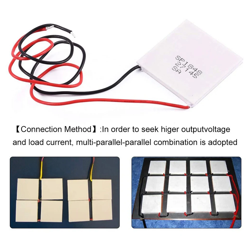 Module Peltier Thermoélectrique 40x40mm SP1848-27145 - Génération électricité Par Différence De Température, Jusqu'à 150°C