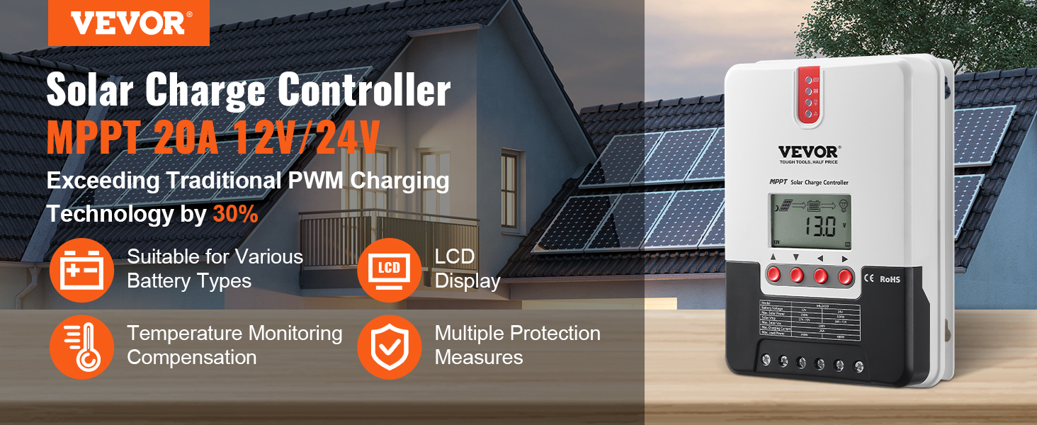 Contrôleur de charge solaire MPPT