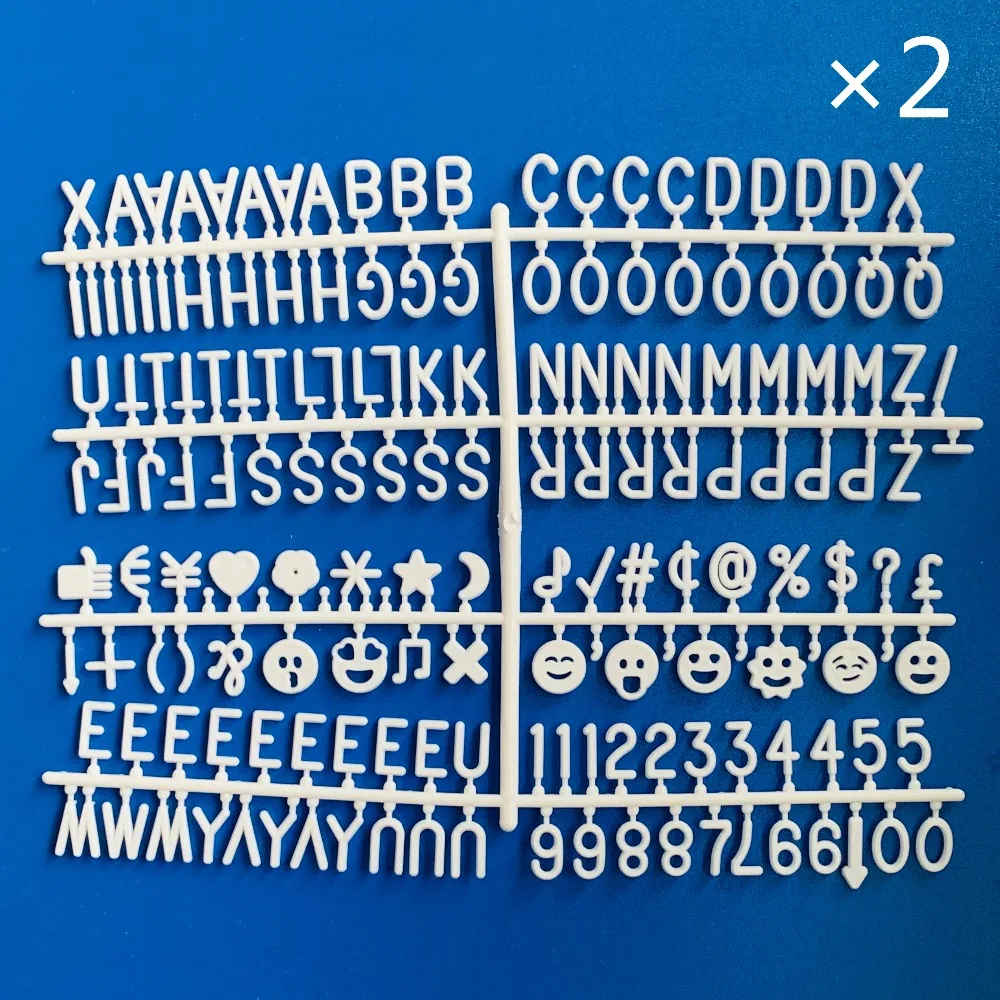 Tableau à lettres en feutre modifiable