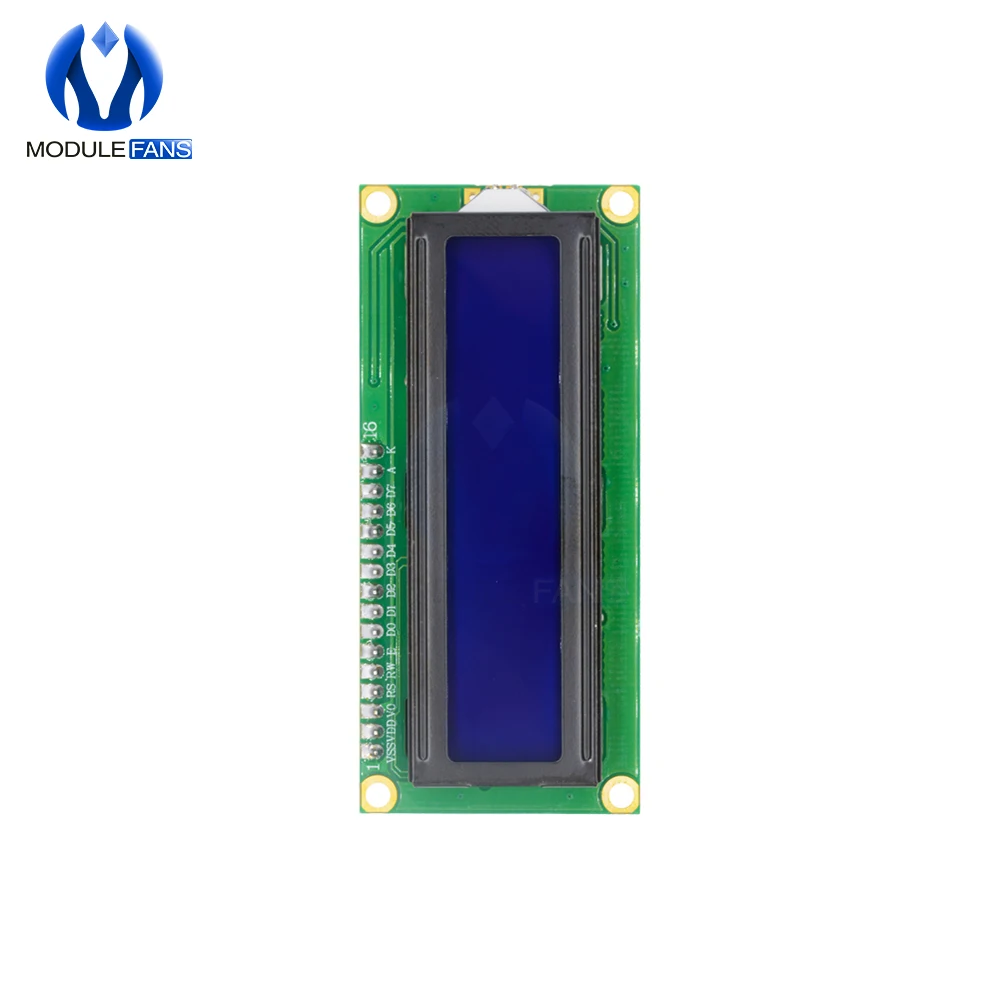HOPP1602-Écran LCD 1602 Bleu Jaune Vert