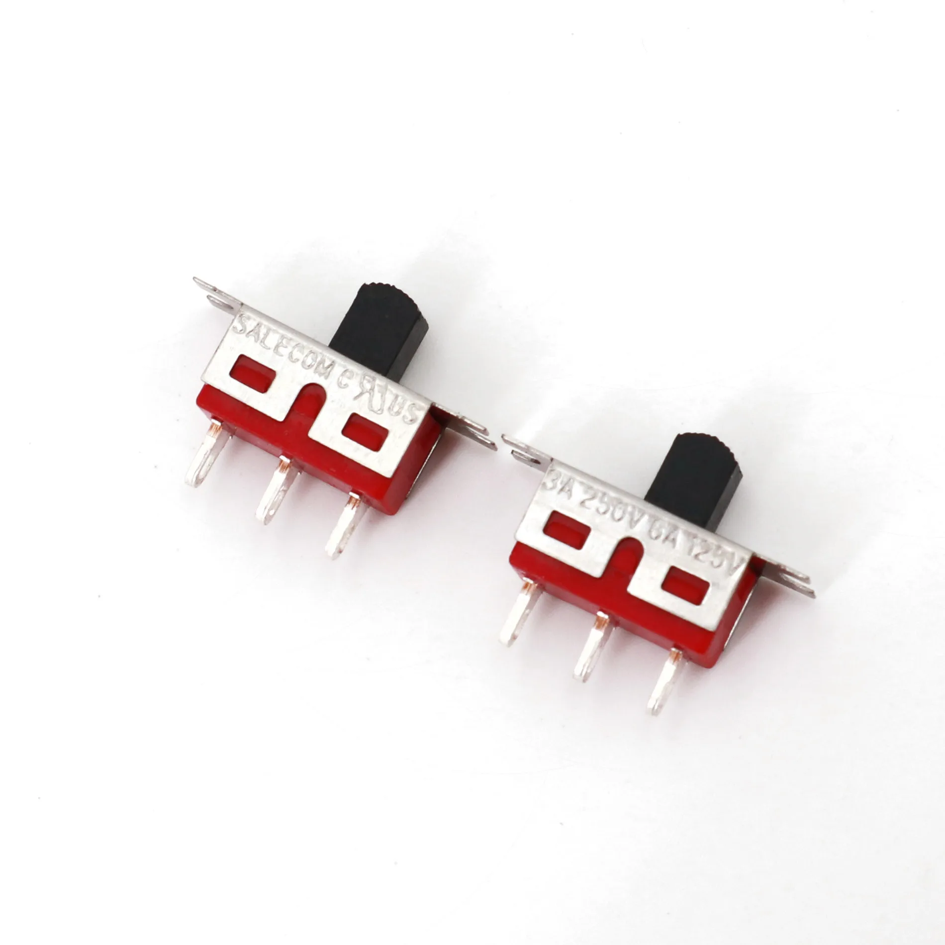 2x Interrupteur Coulissant 1 Voie 2 Positions Pour Circuit Imprimé