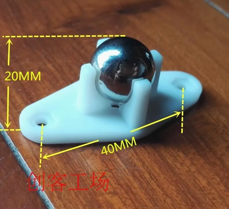 Roue universelle à bille en acier - Image 3